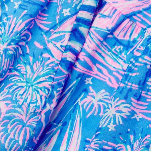 Lilly Pulitzer Jenette Halter Dress Cotton sailboat print - Picture 4 of 10